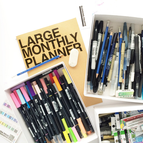 Tombow Tidy-Up: Printable Tombow Dual Brush Pen Organizer Chart - Amanda  Arneill