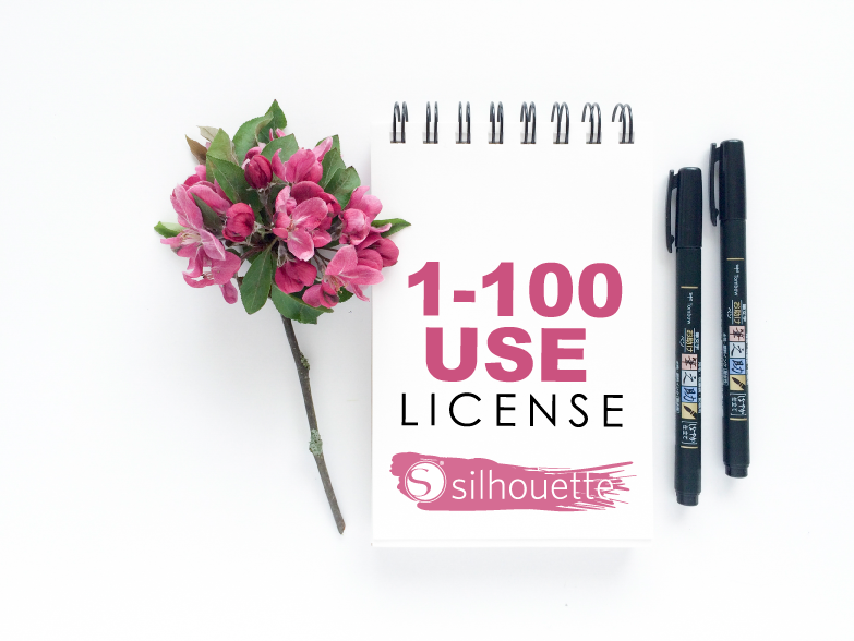 1-100 Use Silhouette License