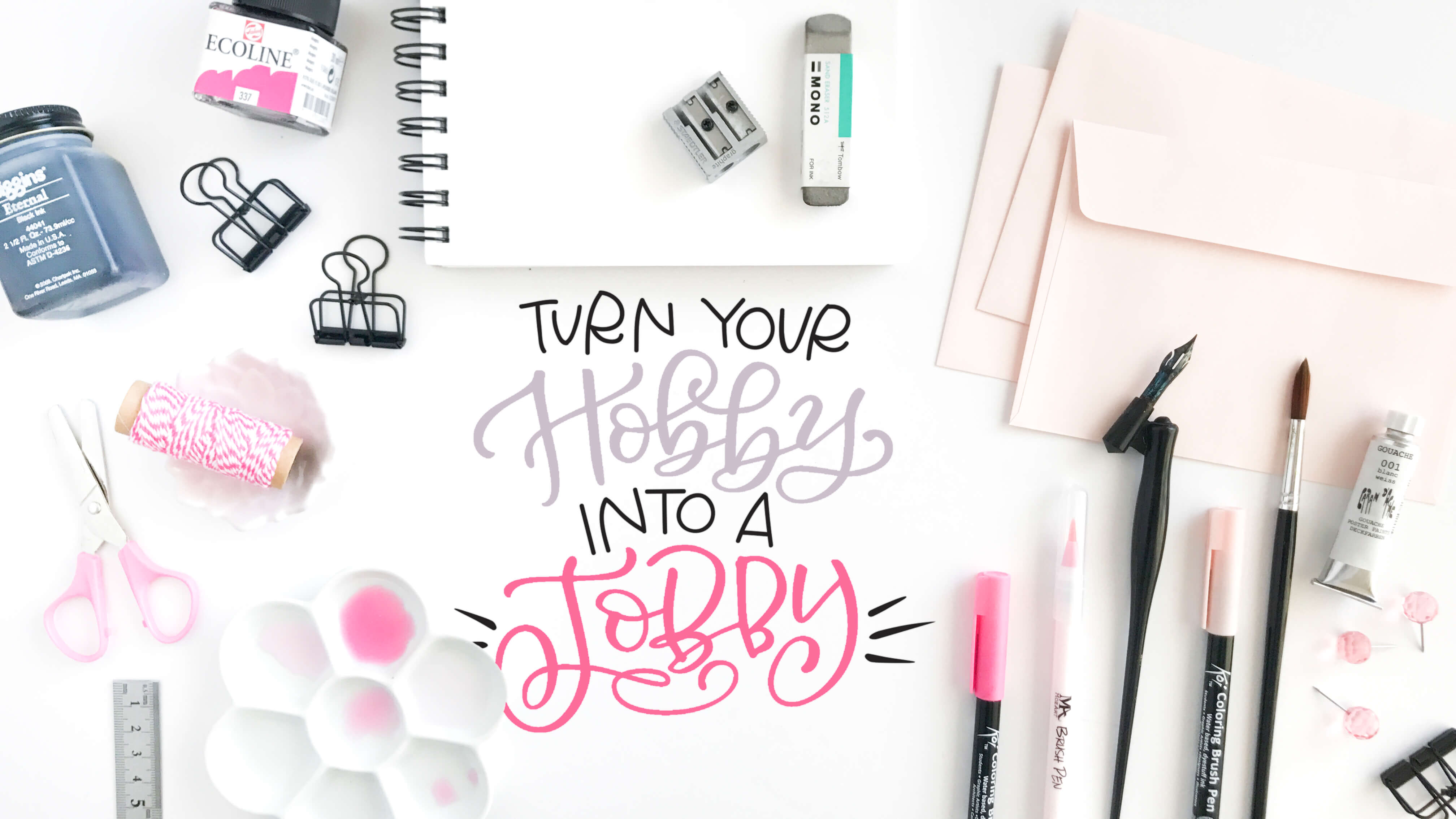 Get help turning your lettering hobby into a job with this online course from Amanda Arneill at amandaarneill.com