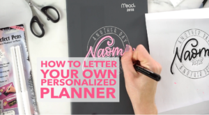 Learn how to customize your planner with this free video tutorial and blog post from amandaarneill.com