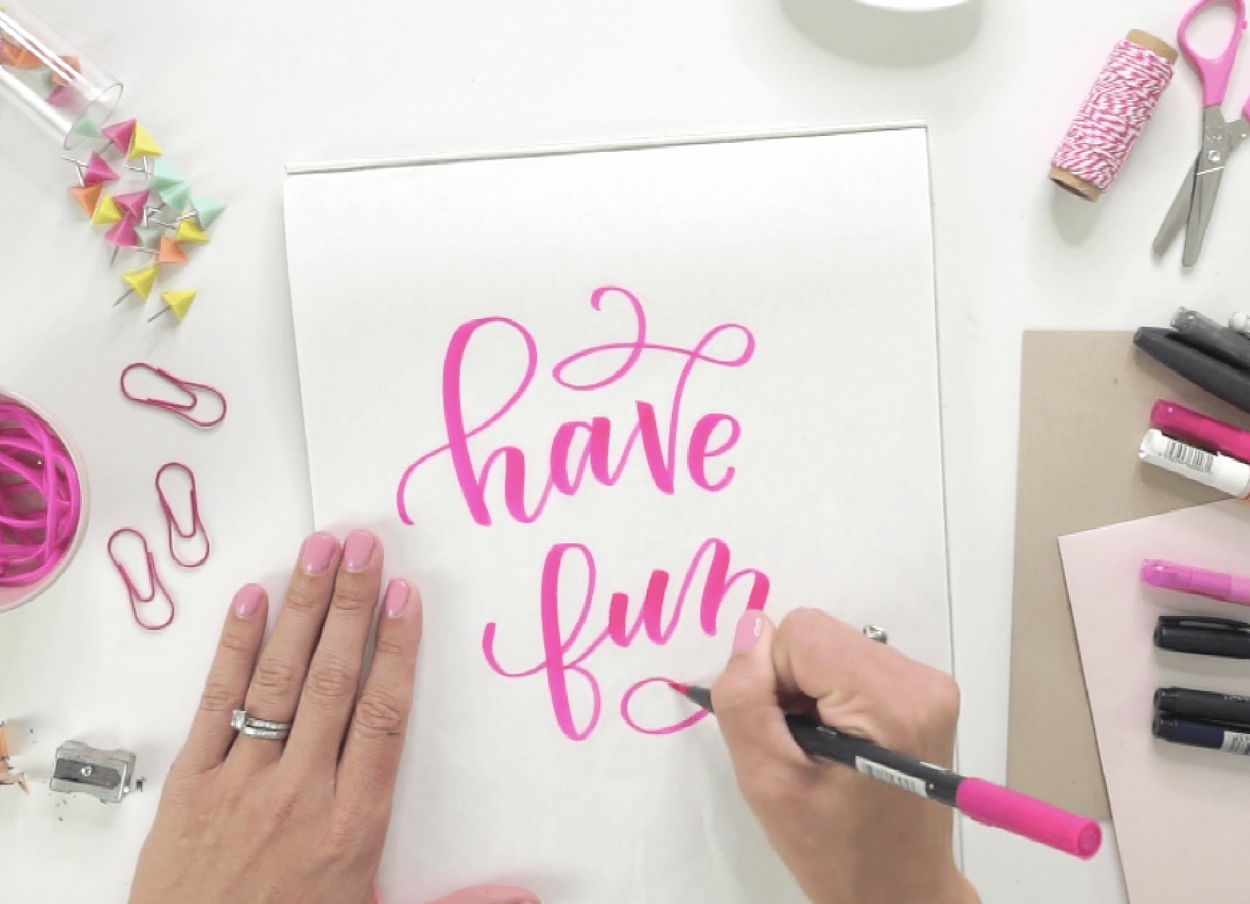 Learn how to hand letter and create your own hand lettered masterpieces with this online video course from Amanda Arneill at amandaarneill.com