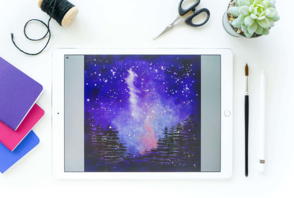 Learn how to create realistic watercolor pieces all using just your iPad and Apple Pencil with this intermediate level, online course with Amanda Arneill and Karin Newport at amandaarneill.com