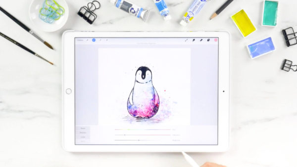 Learn how to create realistic watercolor pieces all using just your iPad and Apple Pencil with this intermediate level, online course with Amanda Arneill and Karin Newport at amandaarneill.com