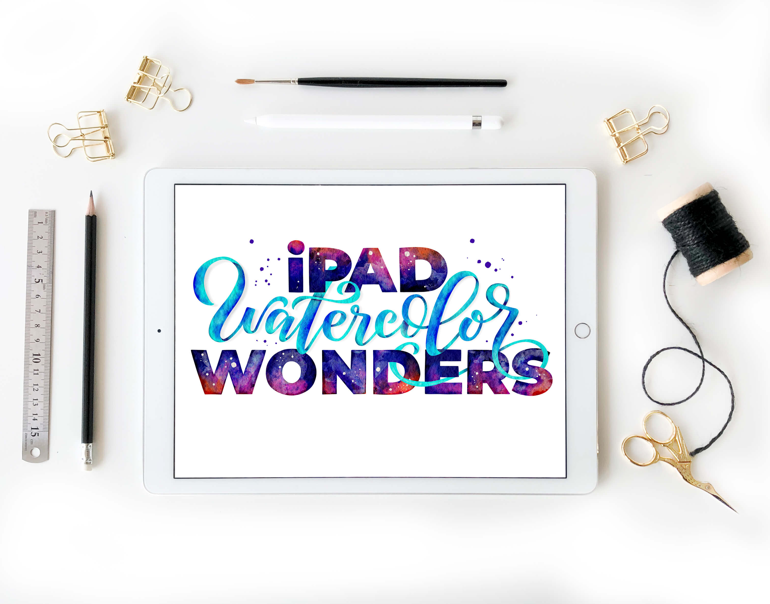 Learn how to create realistic watercolor pieces all using just your iPad and Apple Pencil with this intermediate level, online course with Amanda Arneill and Karin Newport at amandaarneill.com