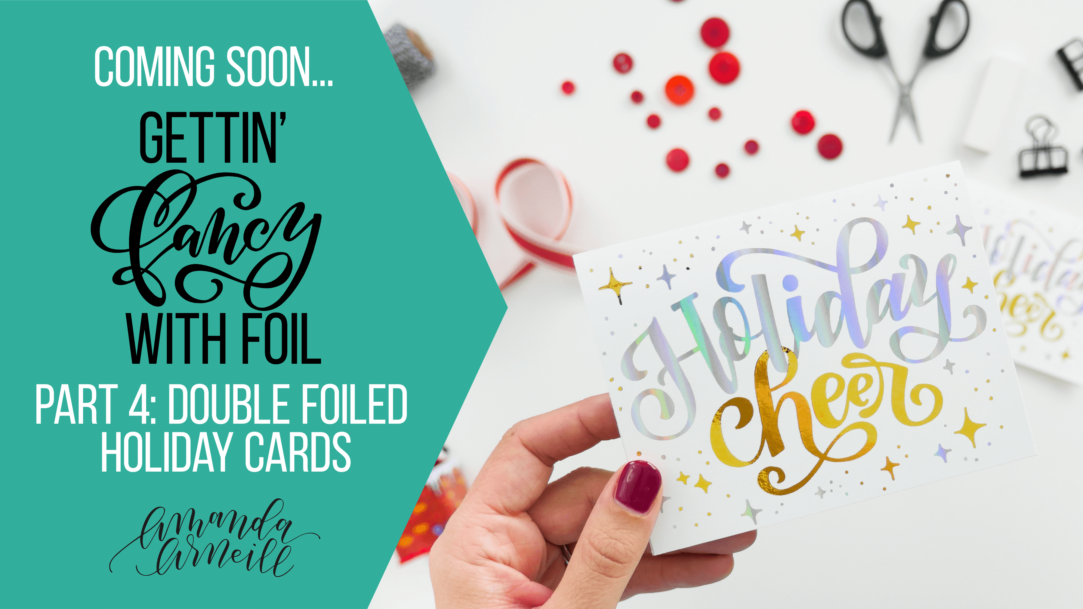 Gettin' Fancy with Foil Part 1: Your Supplies and the Basics