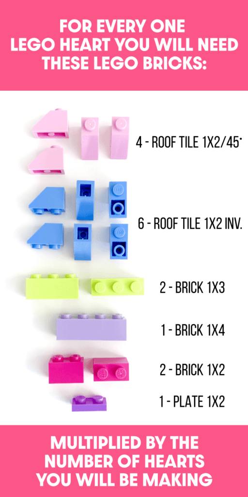 LEGO HEART (Easy Tutorial) 