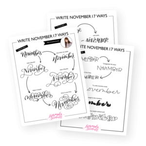 November 17 Ways Worksheet Preview