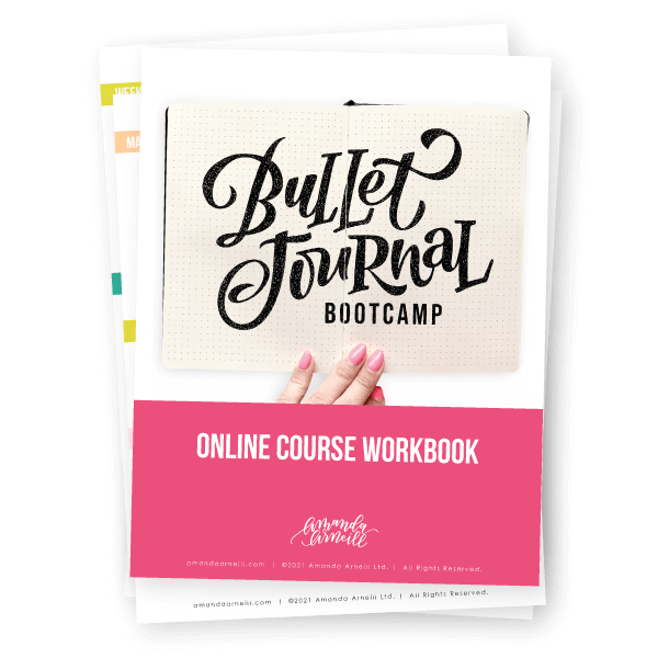 Bullet Journal Course Workbook Preview