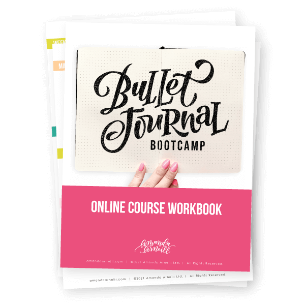 Bullet Journal Course Workbook Preview Bullet Journal Course Workbook Preview