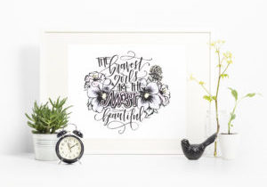 Learn how to turn your hand lettering hobby into a "jobby" with Amanda Arneill's "Hobby to Jobby" online course at amandaarneill.com