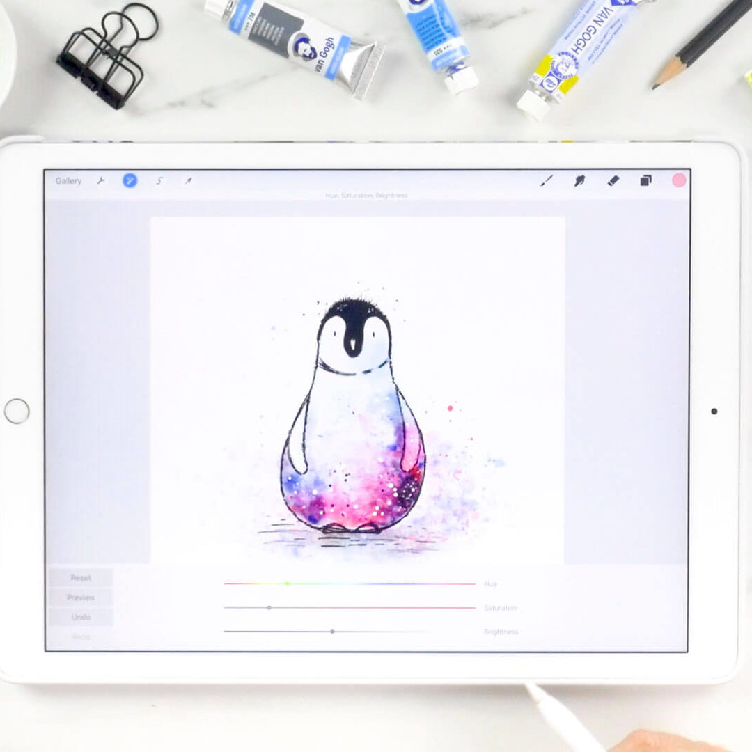 Learn how to create realistic watercolor pieces all using just your iPad and Apple Pencil with this intermediate level, online course with Amanda Arneill and Karin Newport at amandaarneill.com